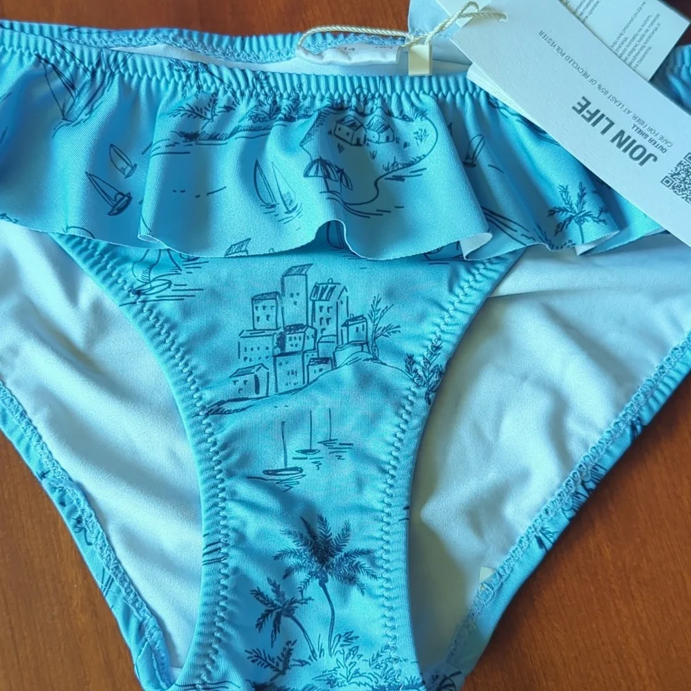 Zara Girls Ruffled Bikini Bottom NWT - Picture 2 of 6